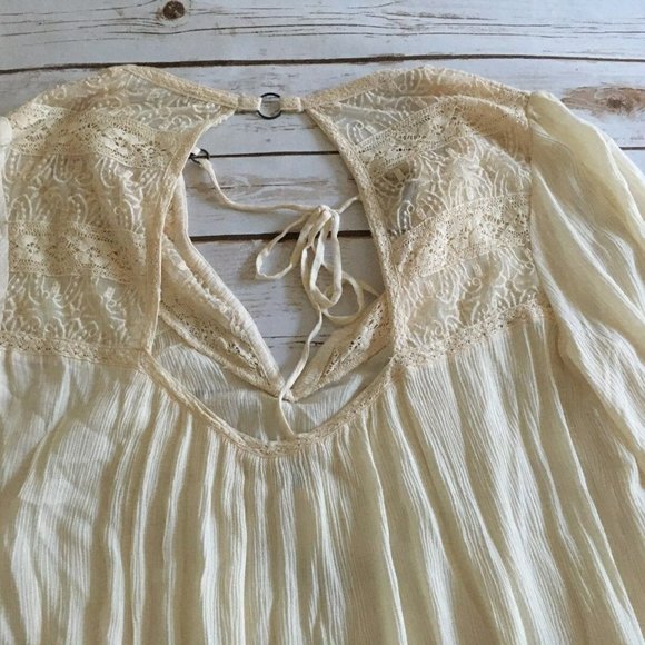 NWOT FREE PEOPLE One Night Victorian Lace Dress-M - Picture 8 of 8